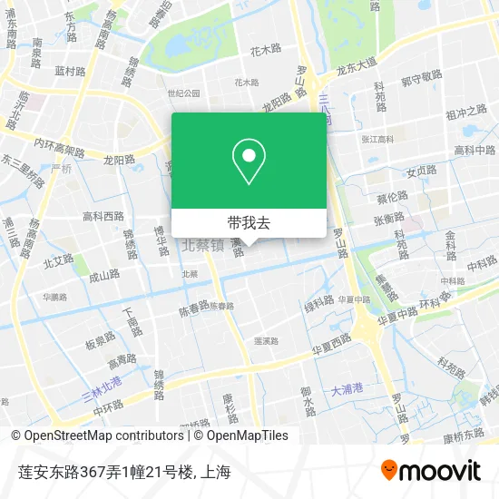 莲安东路367弄1幢21号楼地图