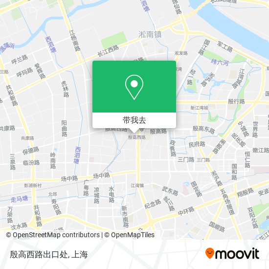 殷高西路出口处地图