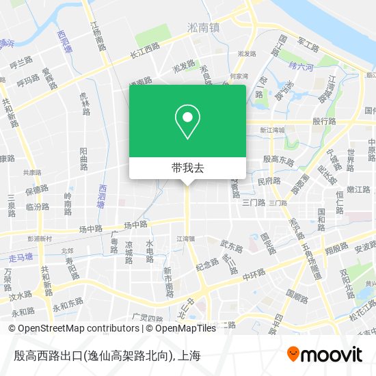 殷高西路出口(逸仙高架路北向)地图