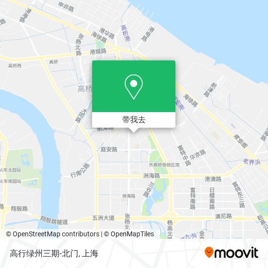 高行绿州三期-北门地图