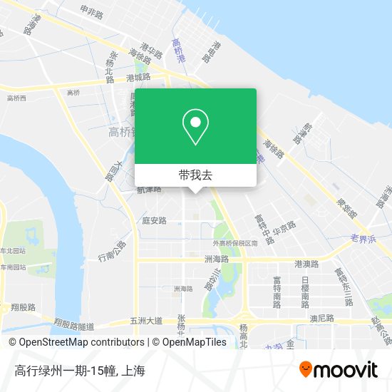 高行绿州一期-15幢地图