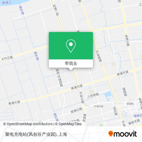 聚电充电站(凤创谷产业园)地图