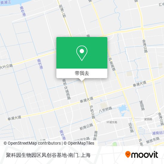 聚科园生物园区凤创谷基地-南门地图
