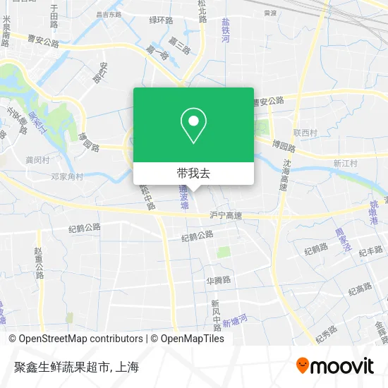 聚鑫生鲜蔬果超市地图