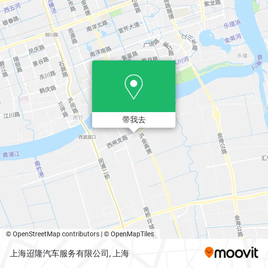 上海迢隆汽车服务有限公司地图