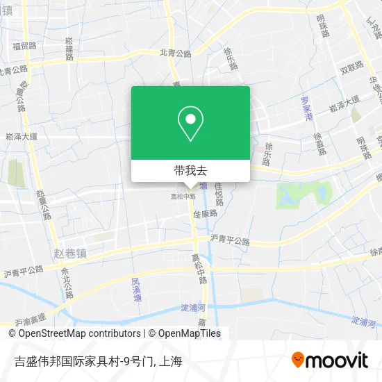 吉盛伟邦国际家具村-9号门地图