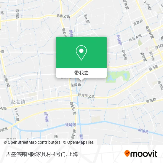 吉盛伟邦国际家具村-4号门地图