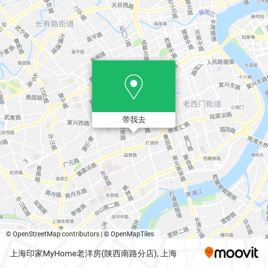 上海印家MyHome老洋房(陕西南路分店)地图