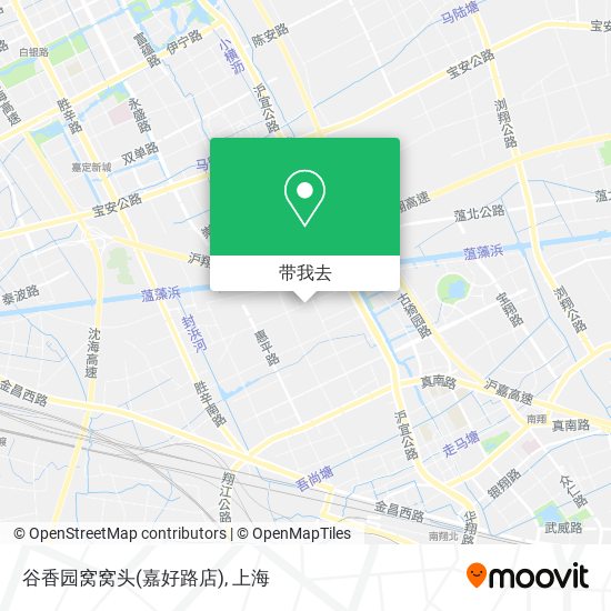 谷香园窝窝头(嘉好路店)地图