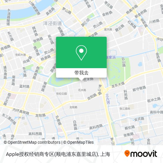 Apple授权经销商专区(顺电浦东嘉里城店)地图