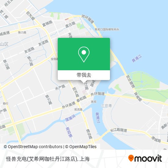 怪兽充电(艾希网咖牡丹江路店)地图