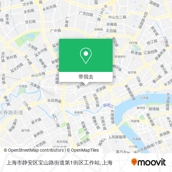 上海市静安区宝山路街道第1街区工作站地图