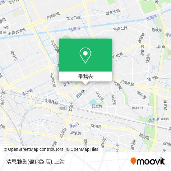 清思雅集(银翔路店)地图