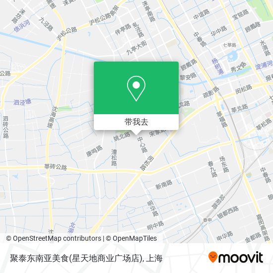 聚泰东南亚美食(星天地商业广场店)地图