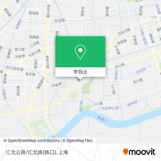 汇北公路/汇北路(路口)地图