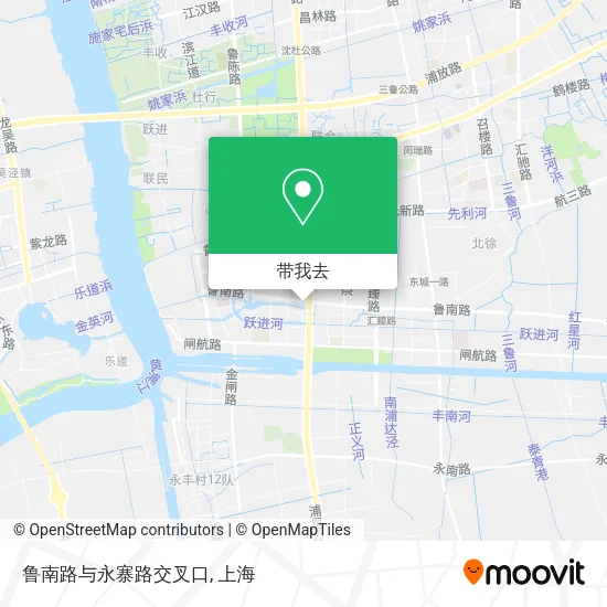 鲁南路与永寨路交叉口地图