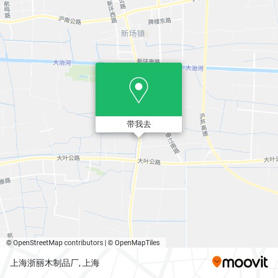 上海浙丽木制品厂地图