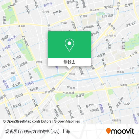 观视界(百联南方购物中心店)地图