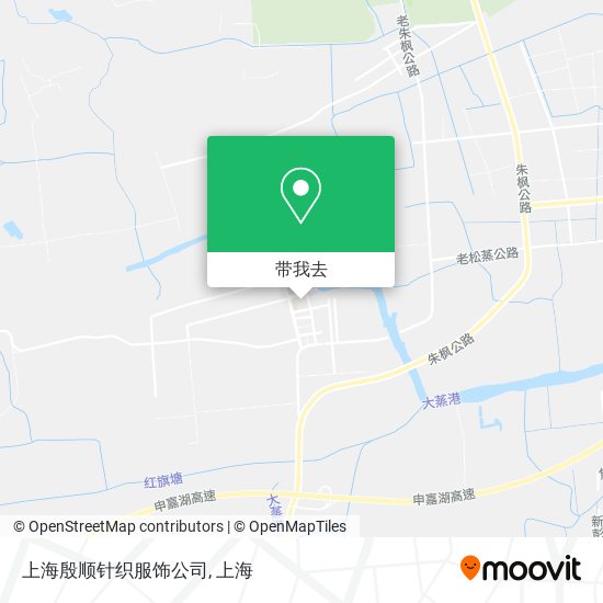 上海殷顺针织服饰公司地图