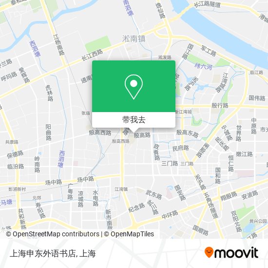 上海申东外语书店地图