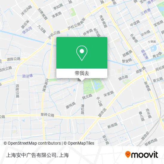 上海安中广告有限公司地图