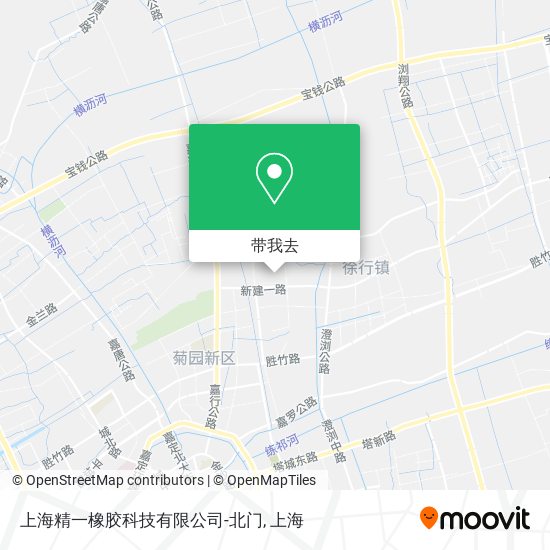 上海精一橡胶科技有限公司-北门地图