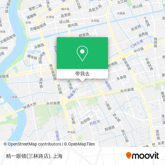精一眼镜(三林路店)地图