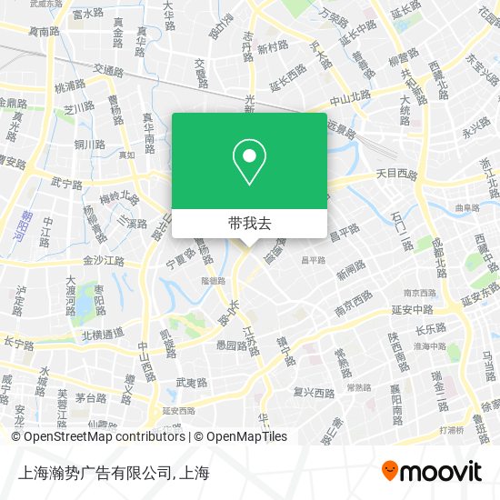 上海瀚势广告有限公司地图