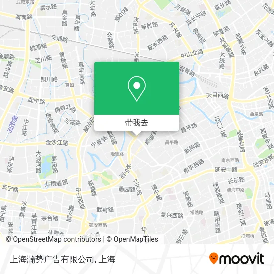 上海瀚势广告有限公司地图