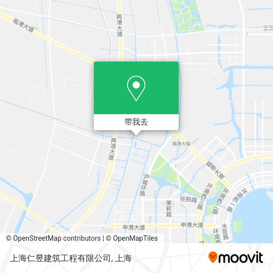 上海仁昱建筑工程有限公司地图
