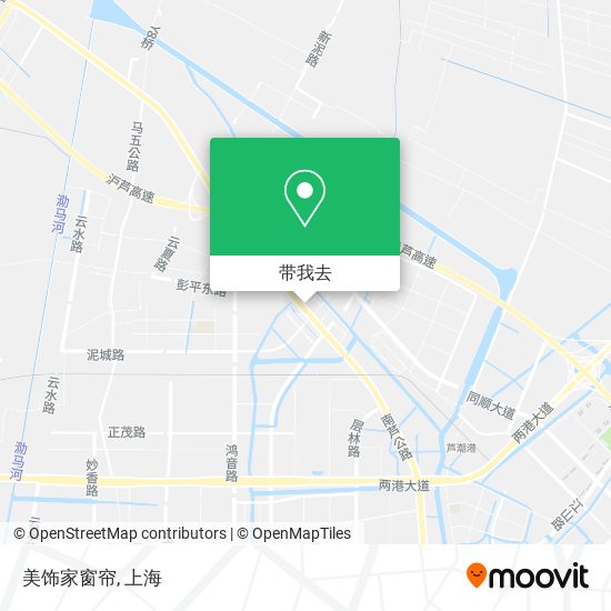 美饰家窗帘地图