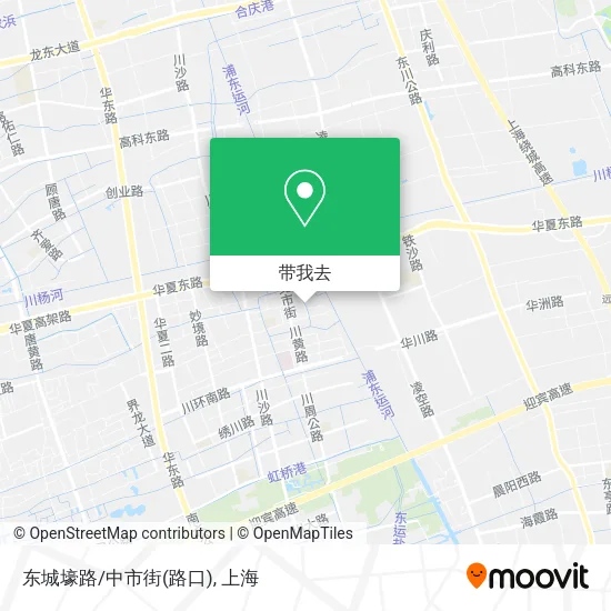 东城壕路/中市街(路口)地图