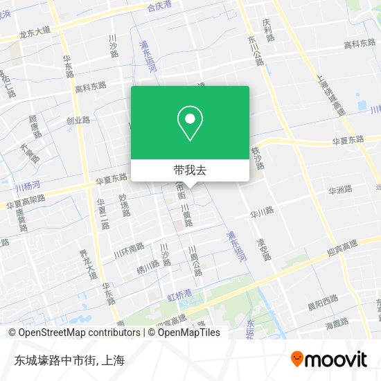 东城壕路中市街地图