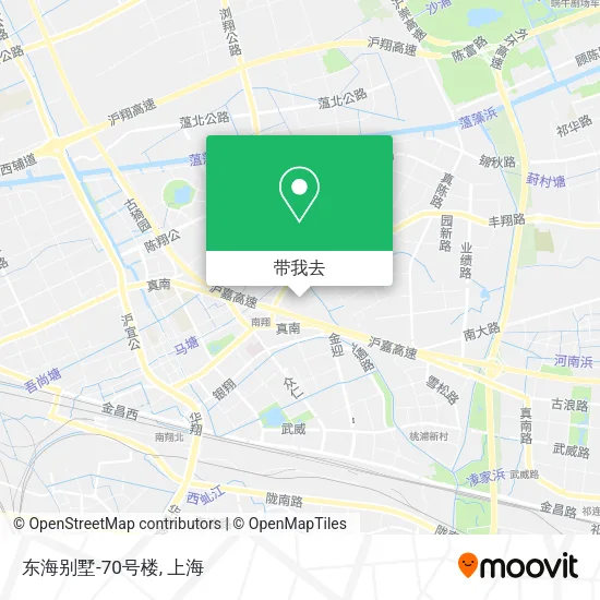 东海别墅-70号楼地图