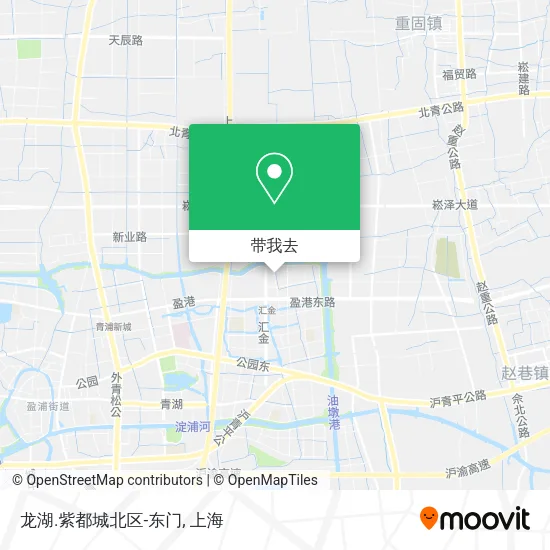 龙湖.紫都城北区-东门地图