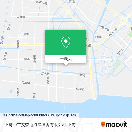 上海中车艾森迪海洋装备有限公司地图