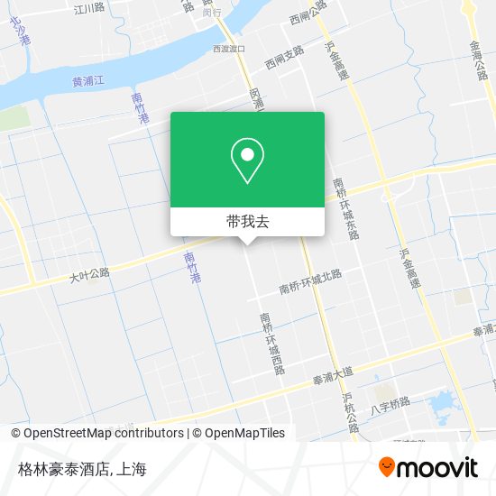 格林豪泰酒店地图