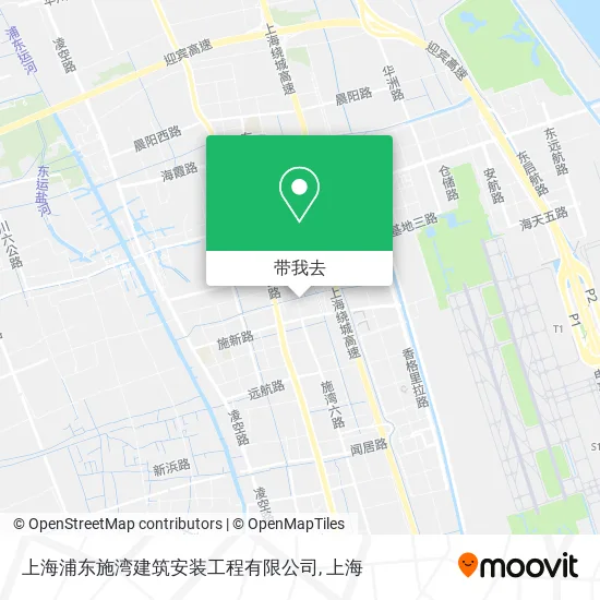 上海浦东施湾建筑安装工程有限公司地图