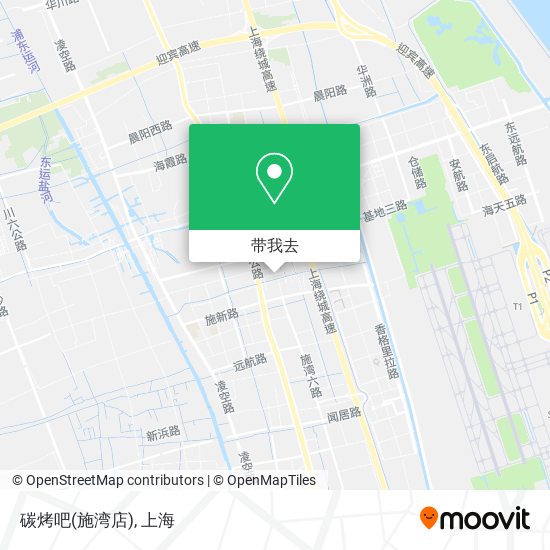 碳烤吧(施湾店)地图