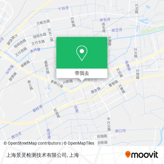 上海景灵检测技术有限公司地图