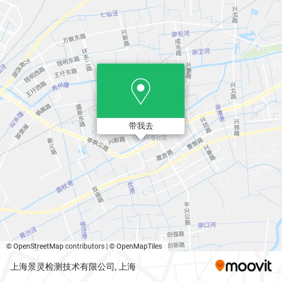 上海景灵检测技术有限公司地图
