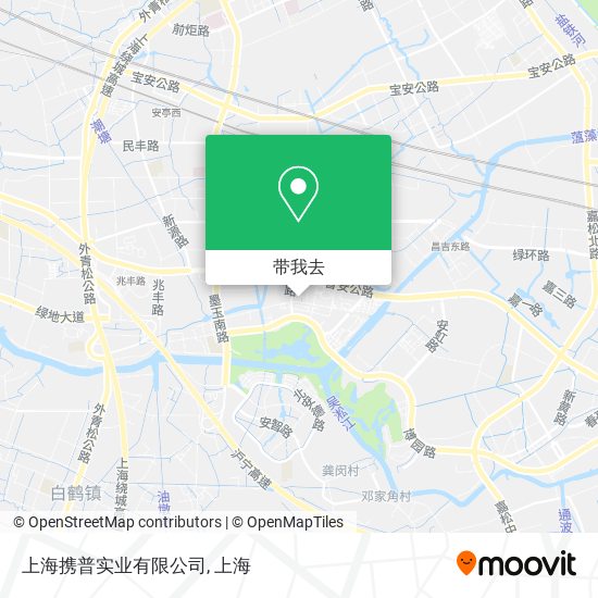 上海携普实业有限公司地图