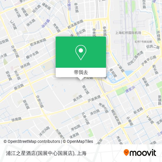 浦江之星酒店(国展中心国展店)地图