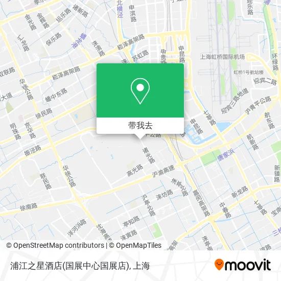 浦江之星酒店(国展中心国展店)地图