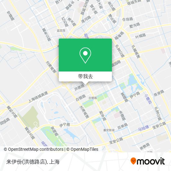 来伊份(洪德路店)地图