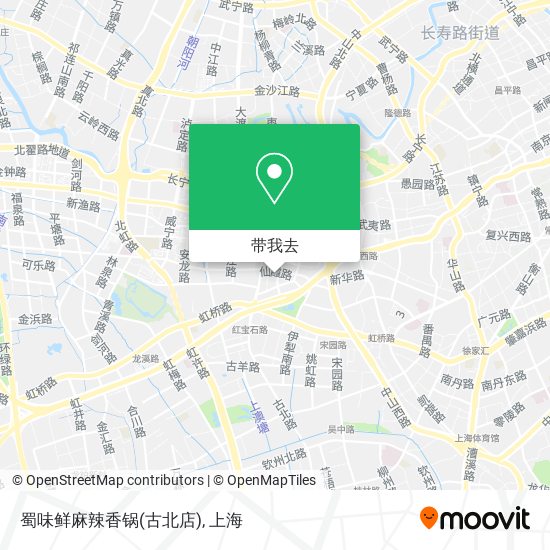蜀味鲜麻辣香锅(古北店)地图
