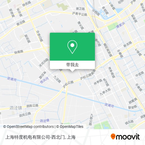 上海特度机电有限公司-西北门地图
