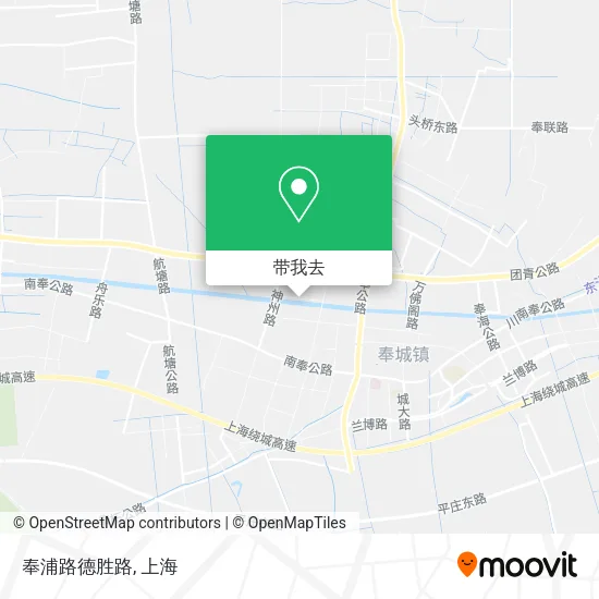 奉浦路德胜路地图