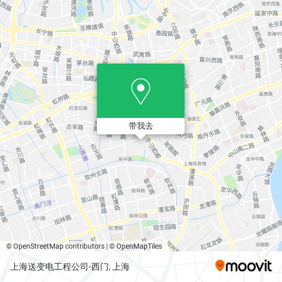 上海送变电工程公司-西门地图