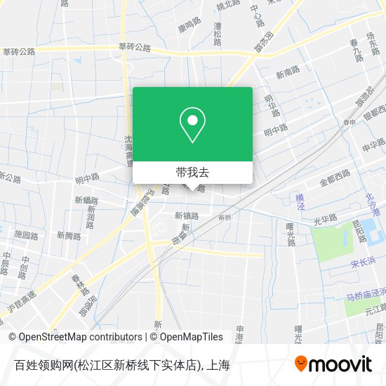 百姓领购网(松江区新桥线下实体店)地图
